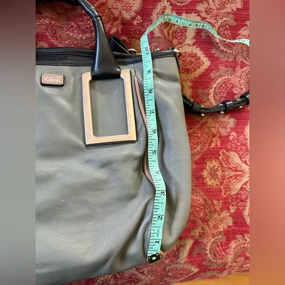 Authentic adorable butter soft Grey Chloe bag with shoulder strap - Picture 10 of 10